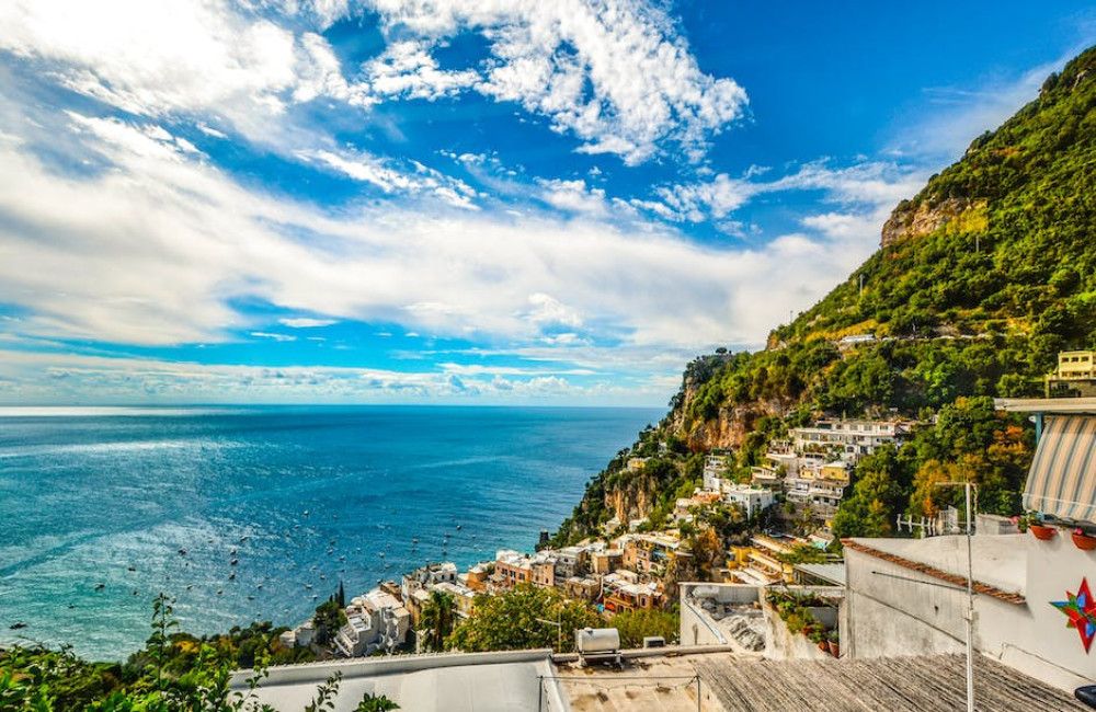 Kaart Italië Amalfi kust: natuur, wandelpaden en uitzichtpunten